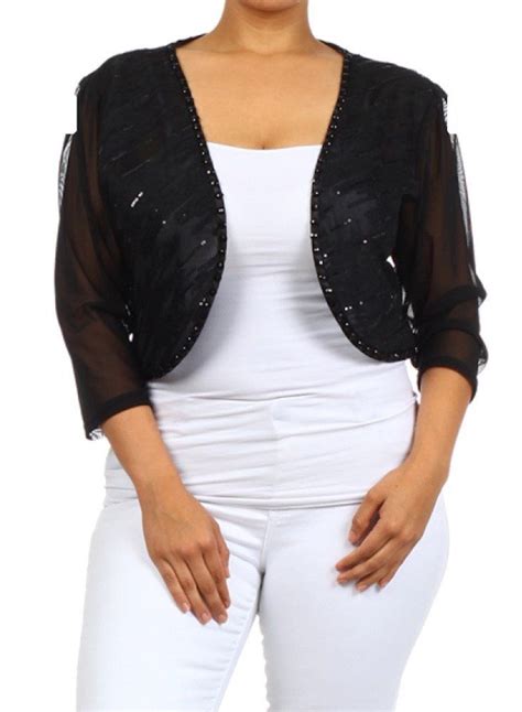 plus size sheer bolero|Amazon.com: Bolero Shrug Plus Size.